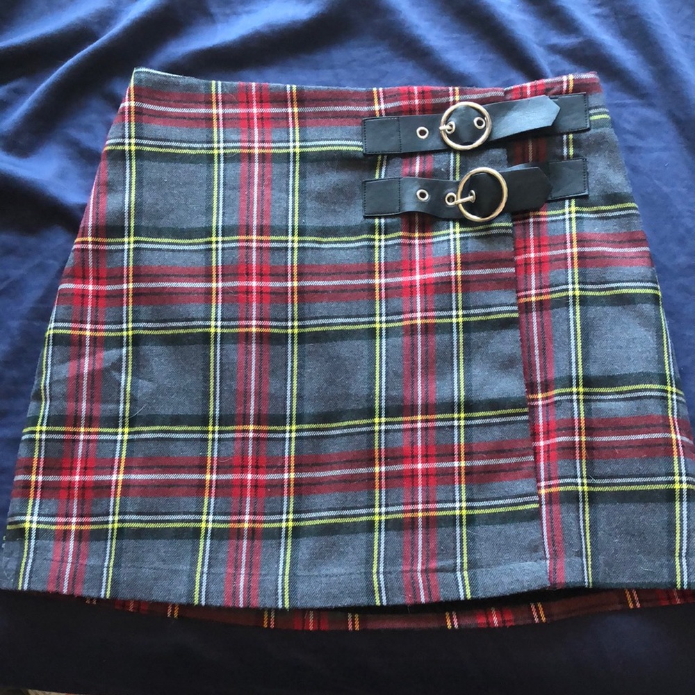 Plaid Miniskirt